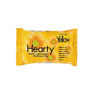 軽量カラー粘土ハーティカラーイエロー　50g品番 303119
