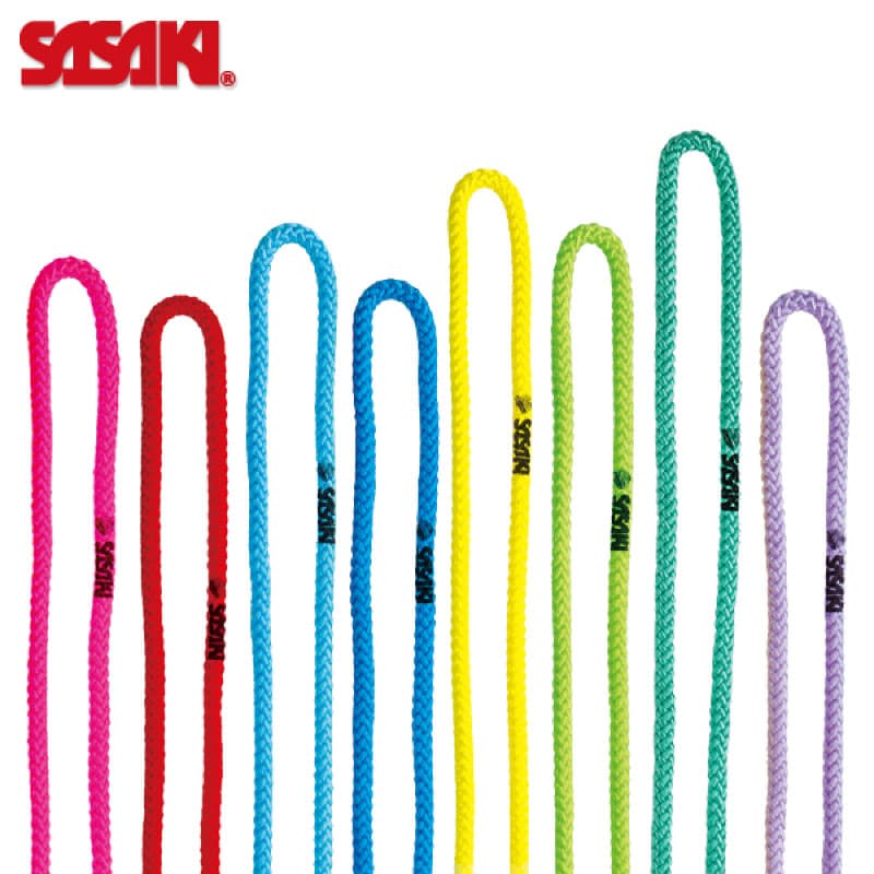 SASAKI ササキ (M-280-F) カラーナイロンロープ F.I.G.(国際体操連盟)認定品 新体操