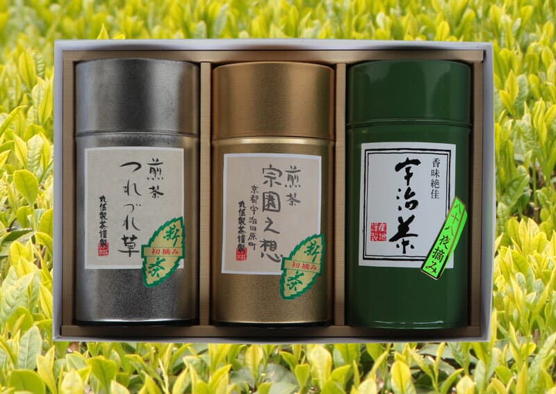 2025 新茶 宇治茶 宗園の想 つれづれ草 八十八夜 煎茶 進物セット送料無料KY smtb-k ky 宇治茶 仏事