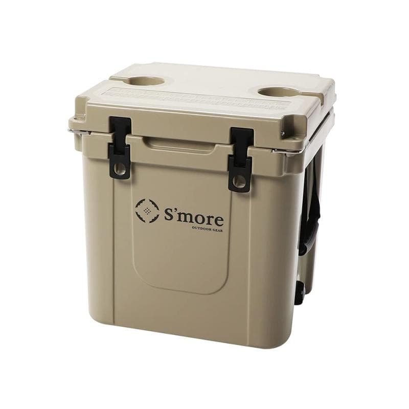 S'more(スモア) Becool cooler box33 クーラーボックス 大型 31L/33QT 31リットル ハード クーラーBOX キャンプ 釣り アウトドア スポーツ おしゃれ 保冷 持ち運べる 栓抜き付き