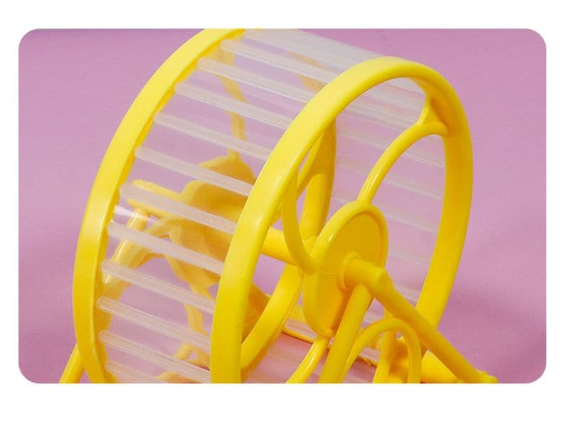 送料無料 ハムスター ホイール 回し車 小動物用品 小動物 ベアリング プラスチック製 車輪 運動 ストレス解消 ゴールデン ジャンガリアン ネズミ マウス クリア 可愛い キュート シンプル thumbnail 3
