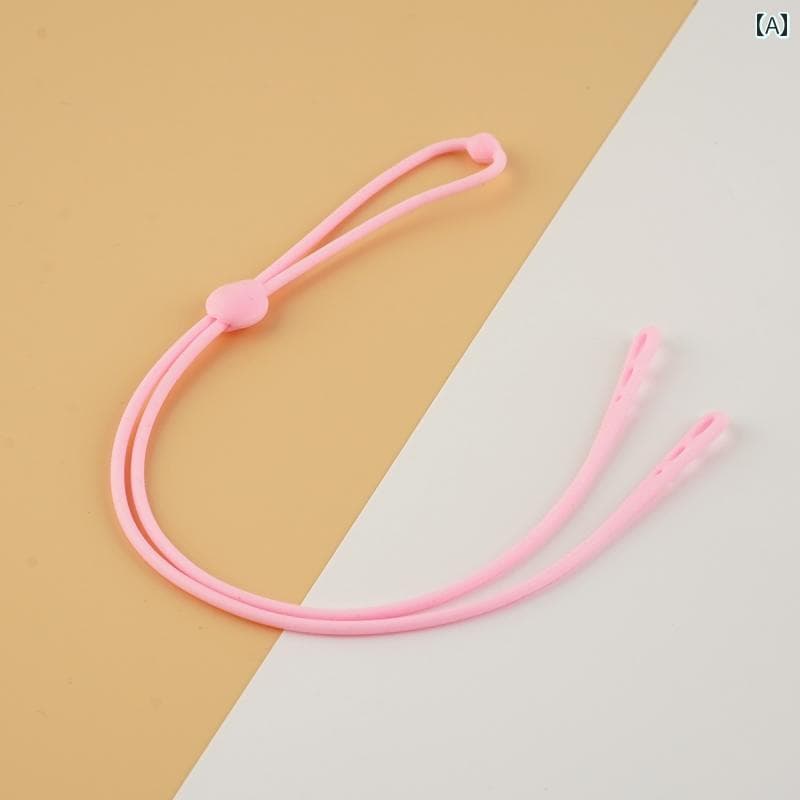 メガネ チェーン 便利 ストラップ シリコン製 子供用 メガネ ロープ 滑り止め カバー 調節可能 落下 防止 学生用 紛失 サングラス ストラップ