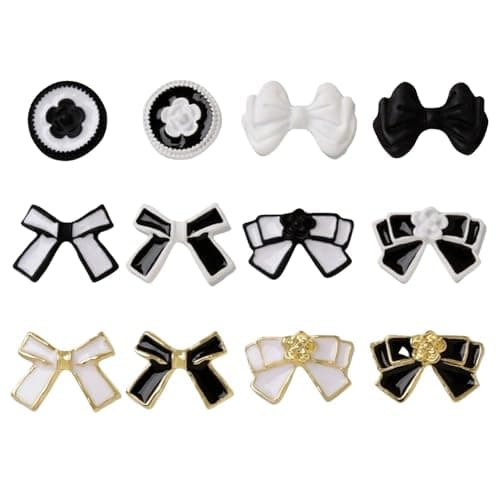 ネイルパーツ リボン ハート 蝶結び ネイルデコパーツ 立体 3D ネイルアート メタルパーツ ジュエリーパーツ 人気 ネイルデザイン おしゃれ アクセサリーパーツ (20個) 送料無料