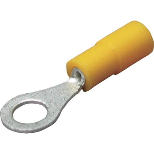 ニチフ端子工業 銅線用 環境配慮形 絶縁被覆付圧着端子 (R形)丸形 透明 TMEX 0.3-4-CLR