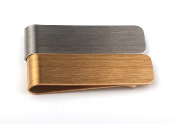 【送料無料】マネークリップ シンプル ゴールド シルバー