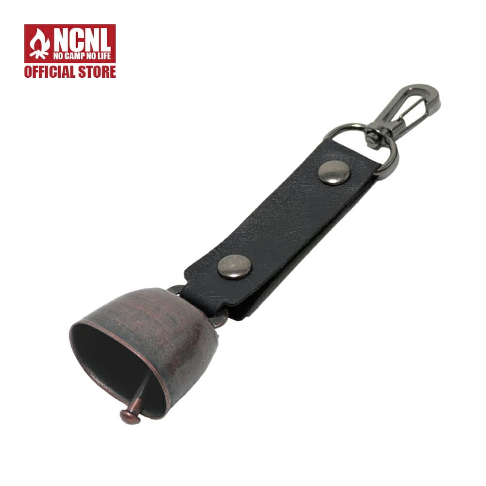 NCNL(NO CAMP NO LIFE) 熊よけ鈴 消音機能付き 大音量 熊鈴 熊よけベル 軽量 登山 熊対策 ハイキング トレッキング アウトドア 山歩き 山菜取り くまよけグッズ 防熊 ベアベル (ブラック)