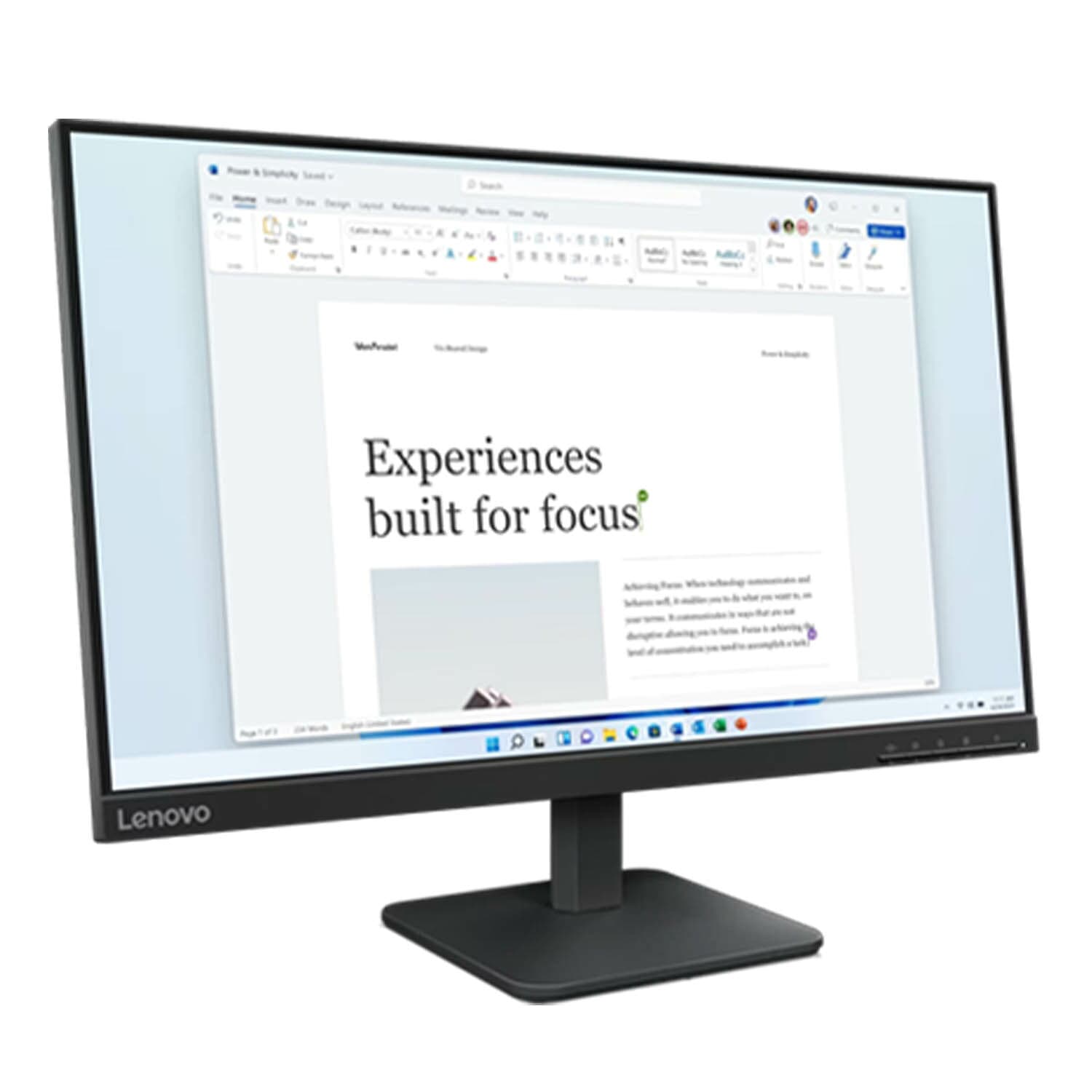 【公式・直販】 モニター 23.8インチ ディスプレイ パソコン PCモニター Lenovo L24-4e モニター FHD IPS WLED液晶 ノングレア VGA HDMI 3年保証 thumbnail 3