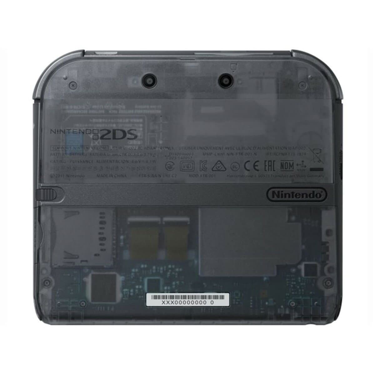 【中古】 整備済み品 Nintendo 任天堂 ニンテンドー2DS クリアブラック 本体 FTR-S-KCAA 徹底除菌清掃済 高品質 送料無料 翌日配送 SDカード付属 すぐに遊べる 3DSソフト対応 中古 携帯ゲーム機 にんてんどう 2DS 180日保証 thumbnail 3