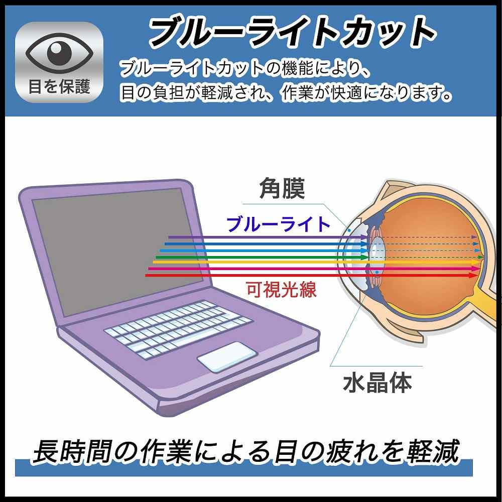【お買い物マラソンポイント2倍】 EPSON Endeavor NL2100E / DL2100 覗き見防止 プライバシーフィルター 【 タブ・粘着シール式 】 ブルーライトカット 保護フィルム 反射防止 thumbnail 3