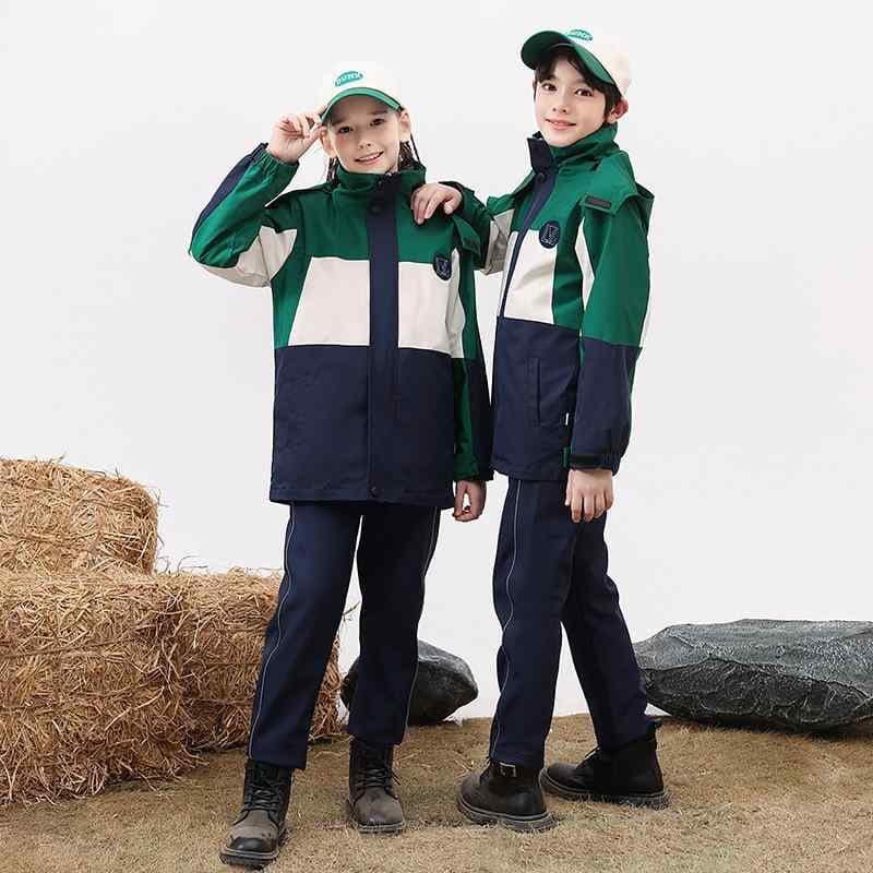 スクールウェア キッズ 中学生 小学生 ジャージ 上下セット 3点セット 裏起毛 フリース ジャケット パンツ 長袖 幼稚園 保育園 制服 通学着 運動着 防寒 秋冬