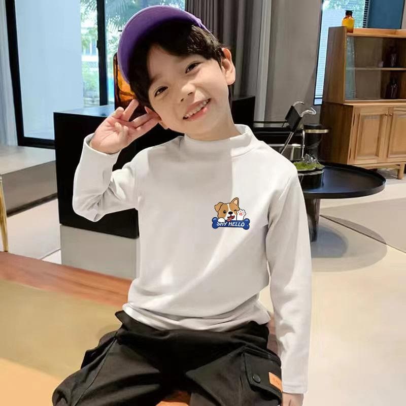 Tシャツ キッズ 男の子 裏起毛 長袖 秋冬 保温 インナー あったか 90cm 100cm 110cm 120cm 130cm 140cm 150cm 160cm