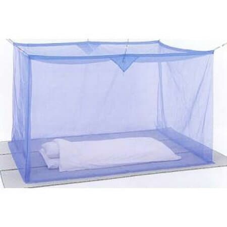 片麻蚊帳（かや） 4.5畳 ブルー 送料無料