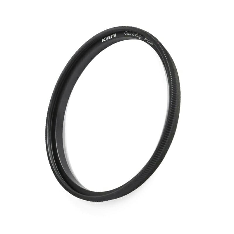KANI クイックリング 58mm 落下防止紐なし/ レンズフィルター用アダプター