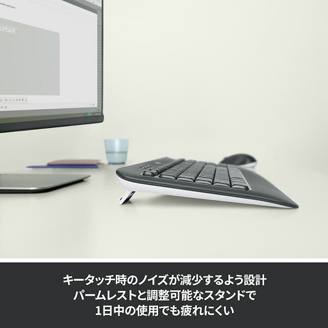 ロジクール ワイヤレスコンボ MK540 ワイヤレスマウス キーボード セット USB接続 テンキー 耐水 無線 Unifying windows chrome 国内正規品 2年間無償保証 thumbnail 3