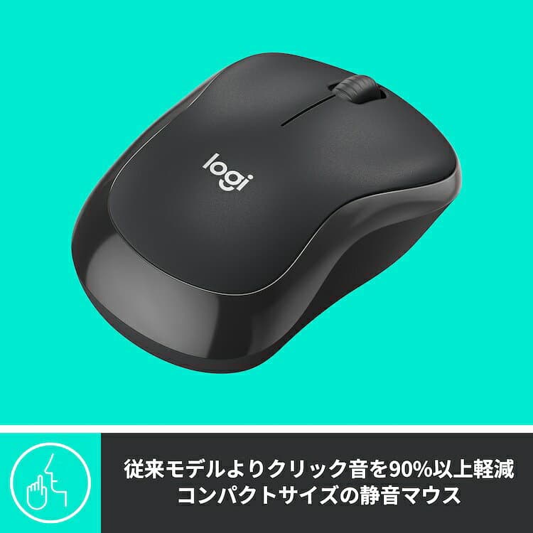 【SALE】 ロジクール ワイヤレスマウス M220 無線 マウス 静音 小型 左右対称 ワイヤレス windows mac chrome M220CG M220OW M220RO 国内正規品 3年間無償保証 thumbnail 2