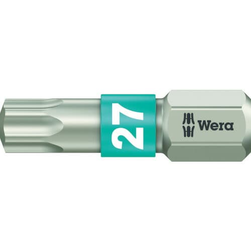 ドライバービット トーションタイプ Wera 3867/1 ステンレストーションビット トルクス27X25 [071036] 販売単位：1