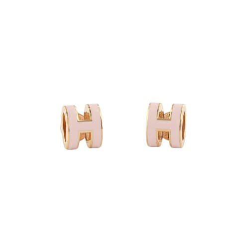 エルメス ピアス レディース POP H ポップアッシュ ピンク HERMES H608002FO ROSE DRAGEE/PGD
