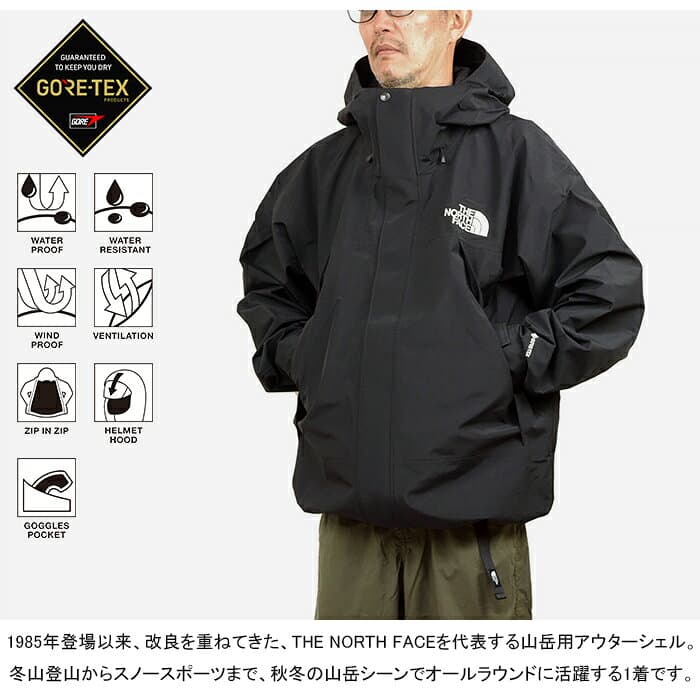 【SALE】THE NORTH FACE ザ・ノース・フェイス NP62510 MOUNTAIN JACKET マウンテンジャケット マウンテンパーカー ゴアテックス シェル 防水 撥水 防風 アウター アウトドア メンズ レディース 6カラー 国内正規 2026AW 10～20%OFF thumbnail 3