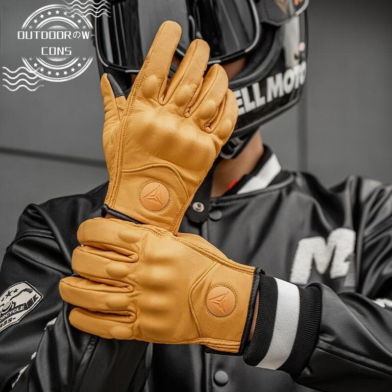 モトクロス手袋 フルフィンガー 防風 バイク用 手袋 冬用 オフロード レース 防滑 透湿 PUレザー 手袋