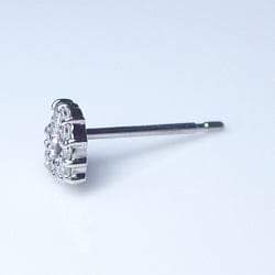 K18YG/PG/WG【0.1ct】ダイヤモンド ハートピアス『Peti Heart』［I1-SI-2］透明感溢れるダイヤモンドハート プチハート プチダイヤ ピアス 可愛い 母の日 ギフト 誕生日 記念日 成人式【送料無料】 thumbnail 2