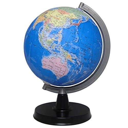 昭和ン 地球儀 球径21cm 21-GX 行政図タイプ