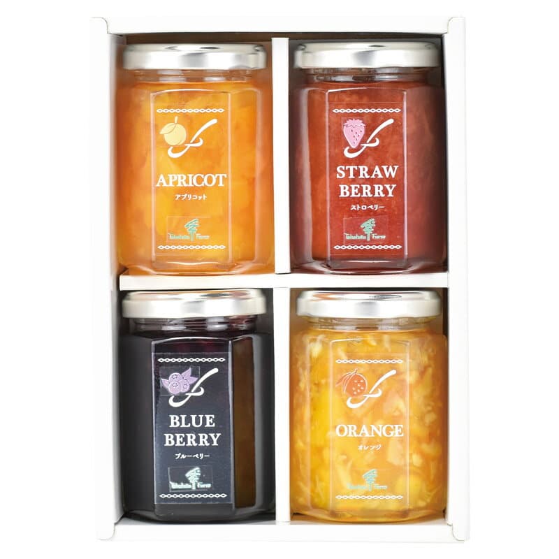 たかはたファーム ジャム4個詰合せ FJ-04E (個別送料込み価格) (-C7208-075-) | 内祝い ギフト 出産内祝い 引き出物 結婚内祝い 快気祝い お返し 志