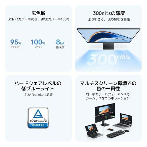 Xiaomi A27Qi 27インチ モニター QHD 2560×1440 120Hz IPS thumbnail 3