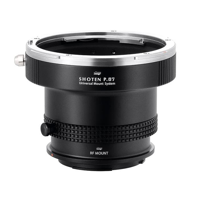 《新品アクセサリー》 SHOTEN（ショウテン）マウントアダプター UMSシリーズ ペンタックス67レンズ/キヤノンRFボディ用 P67-CR- 【KK9N0D18P】