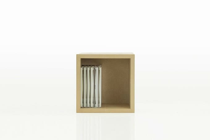 CDラック おしゃれ 大容量 CD 収納 高級 木製 卓上 棚 横置き スリム 収納ボックス DVDラック DVD インテリア 収納家具 オーディオ収納 DVD収納 木製ラック ベージュ 組み合わせ収納 組み合わせ家具 収納ボックス 北欧 収納家具 BLC-01 マルゲリータ 【PCP】 thumbnail 3