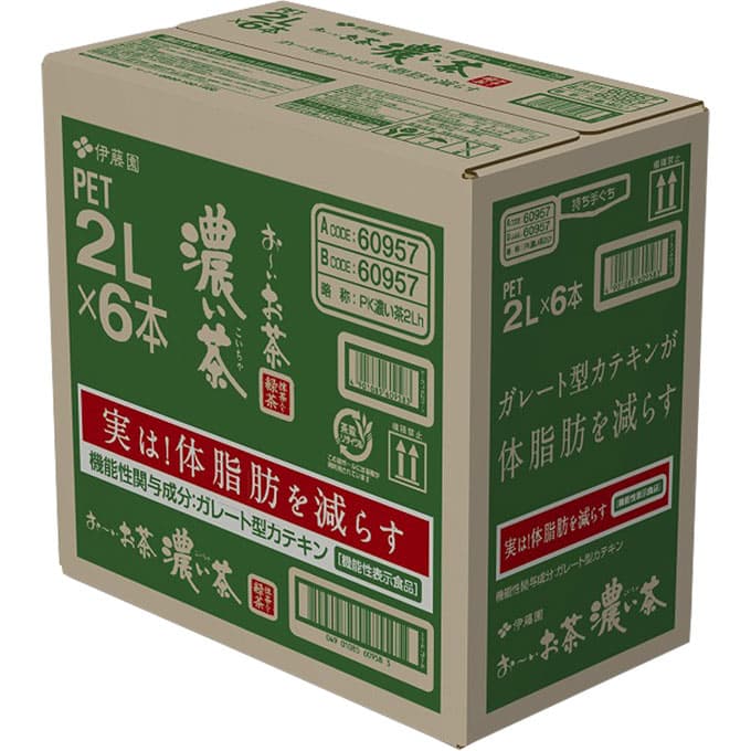 伊藤園 お～いお茶　濃い茶　ケース 2L×6本