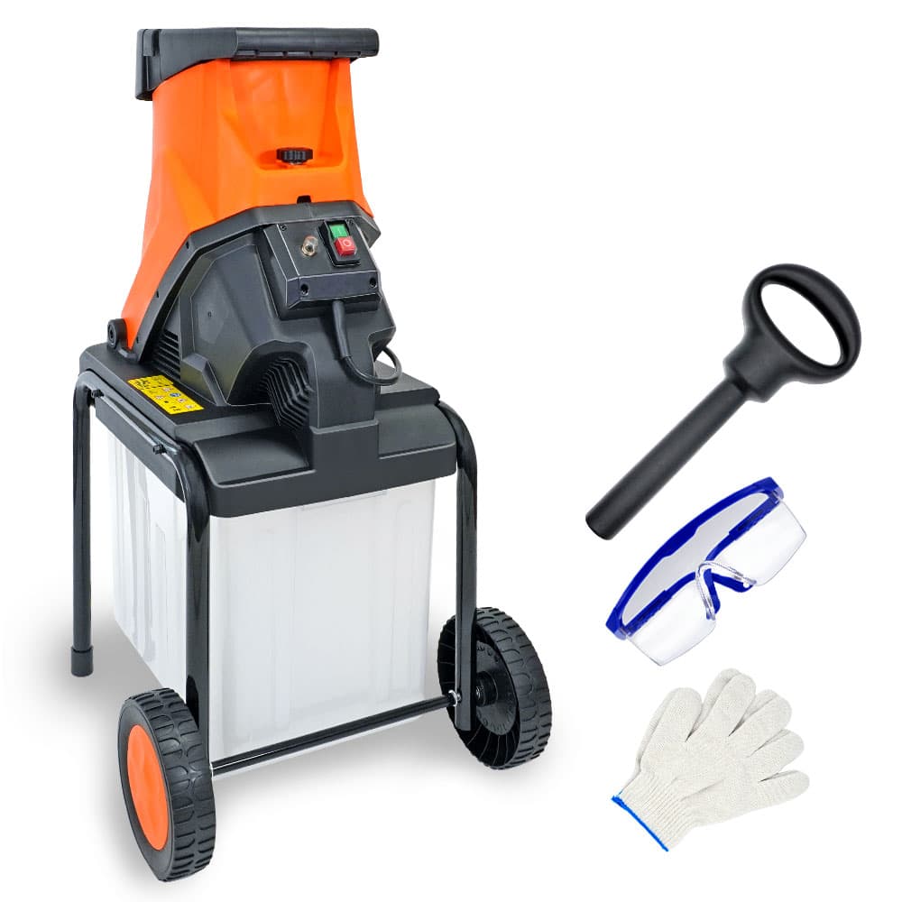 ガーデンシュレッダー 粉砕機 ウッドチッパー 家庭用 枝シュレッダー YF5458 YARD FORCE ヤードフォース カッター式 AC電源 最大粉砕枝径4.5cm 正規品