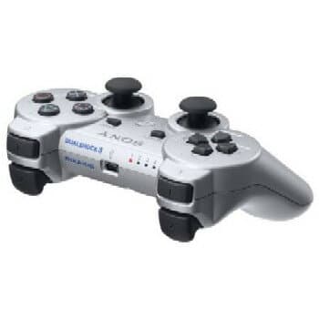 【中古】[ACC][PS3] ワイヤレスコントローラ DUALSHOCK3(デュアルショック3) サテン・シルバー SCE(CECH-ZC2JSS)(20080306)