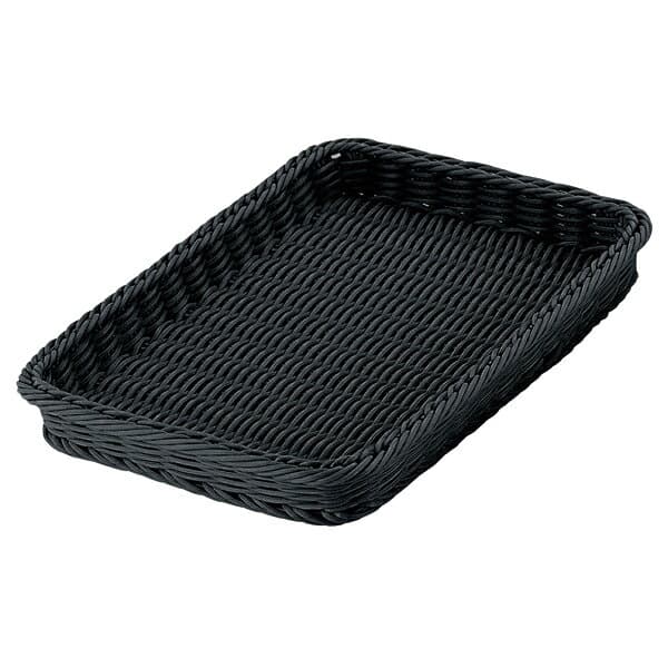 角型ベーカリーバスケット 32型 ブラックCO-710-BK【厨房館】