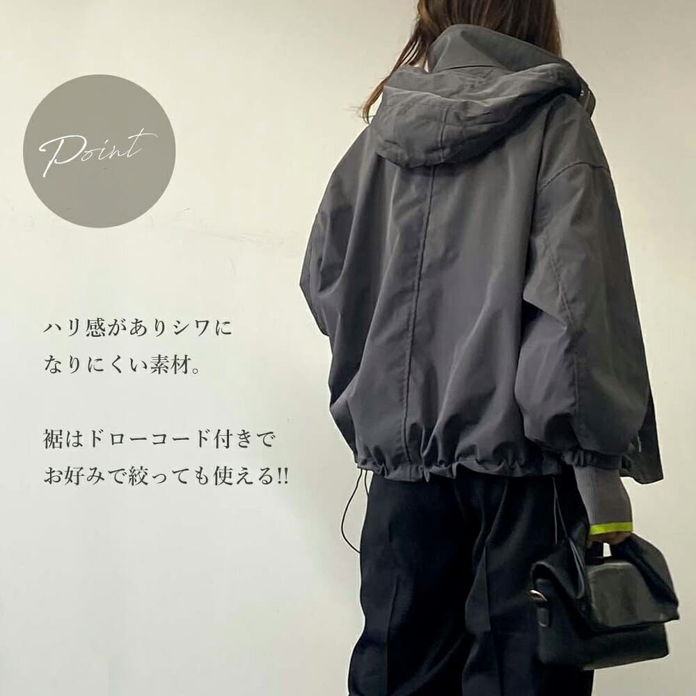 マウンテンパーカー レディース 秋 春 ライトジャケット ミリタリージャケット アウター カジュアル thumbnail 3