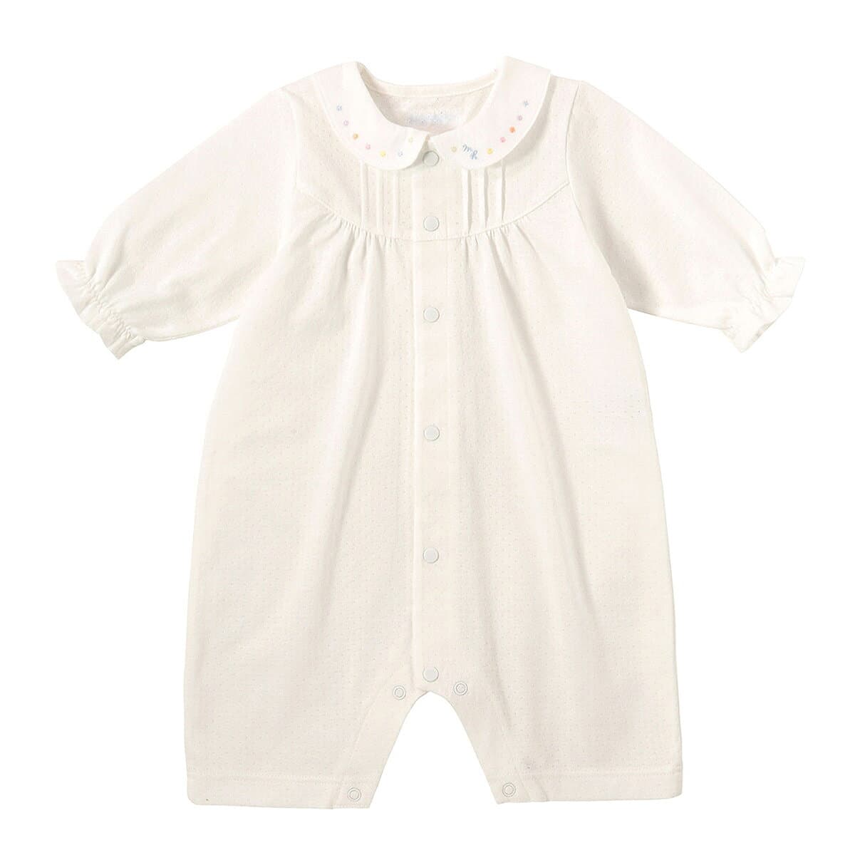 【ミキハウス公式ショップ】ミキハウス mikihouse プレオール＜50cm-60cm＞ ベビー服 子供服 ロンパース 女の子 男の子 赤ちゃん 新生児 ギフト お祝い プレゼント 出産祝い 前開き 長袖 thumbnail 3