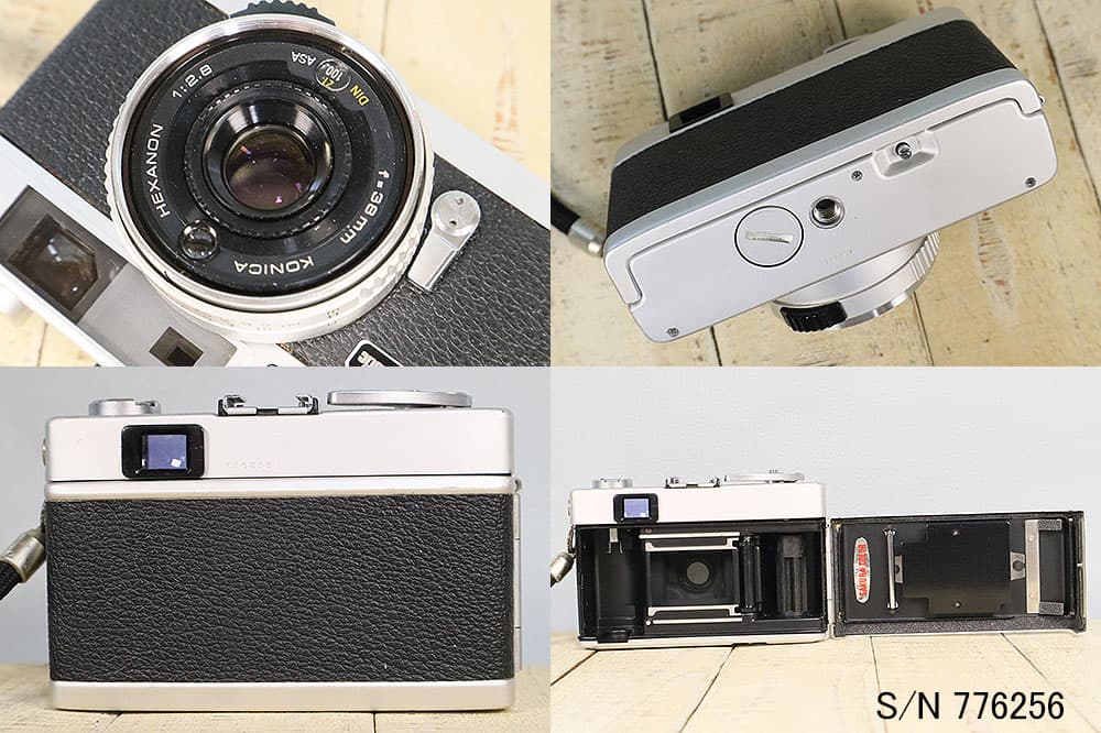 【整備済】【保証付 】　コニカ　KONICA C35 Flashmatic　S/N 776256（ケース・フイルム付セット）　フィルムカメラ　フイルムカメラ　【中古】 thumbnail 3