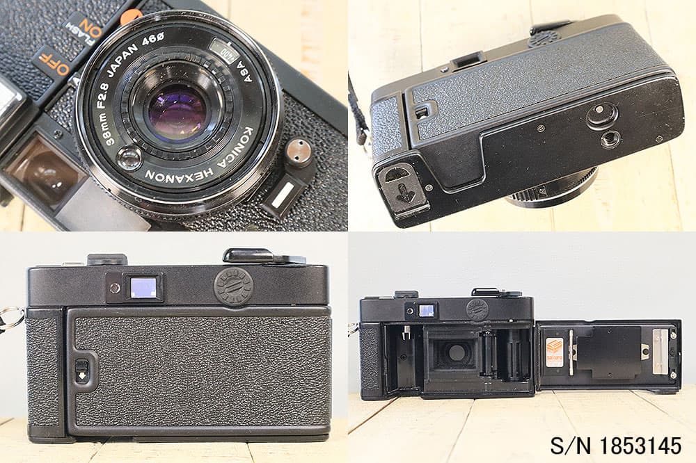 【整備済】【保証付 】　コニカ　KONICA C35 EF　S/N 1853145（ケース・フイルム付セット）　フィルムカメラ　フイルムカメラ　【中古】 thumbnail 3