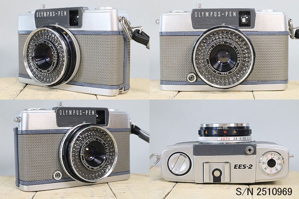【整備済】【保証付 】　オリンパス　OLYMPUS PEN EES-2　S/N 2510969（ケース・フイルム付セット）　フィルムカメラ　フイルムカメラ　【中古】 thumbnail 2