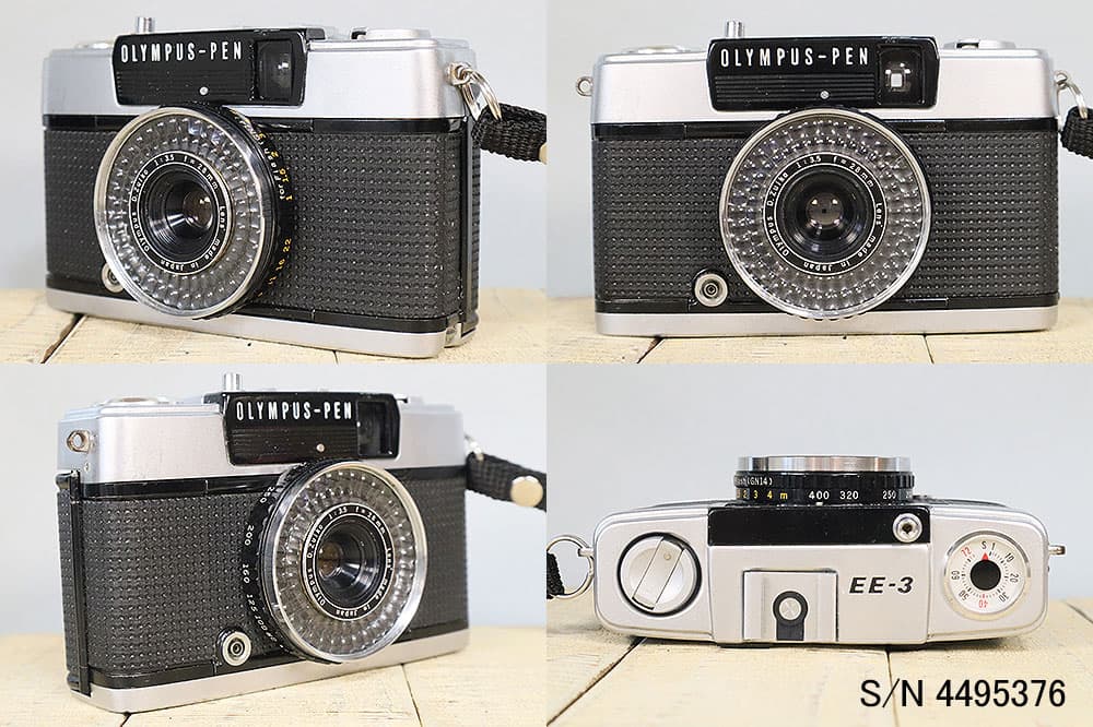 【整備済】【保証付 】　オリンパス　OLYMPUS PEN EE-3　S/N 4495376（ケース・フイルム付セット）　フィルムカメラ　フイルムカメラ　【中古】 thumbnail 2