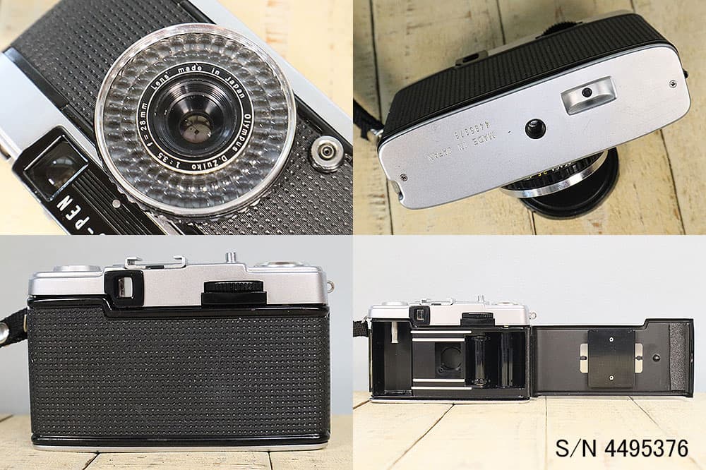 【整備済】【保証付 】　オリンパス　OLYMPUS PEN EE-3　S/N 4495376（ケース・フイルム付セット）　フィルムカメラ　フイルムカメラ　【中古】 thumbnail 3