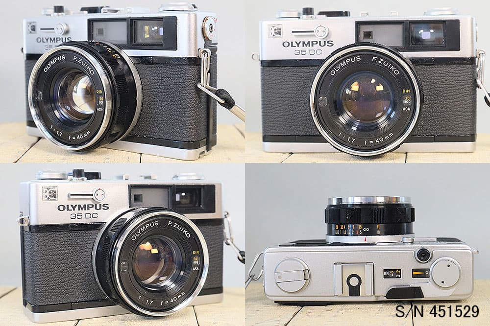 【整備済】【保証付 】　オリンパス　OLYMPUS 35 DC　S/N 451529（ケース・フイルム付セット）　フィルムカメラ　フイルムカメラ　【中古】 thumbnail 2