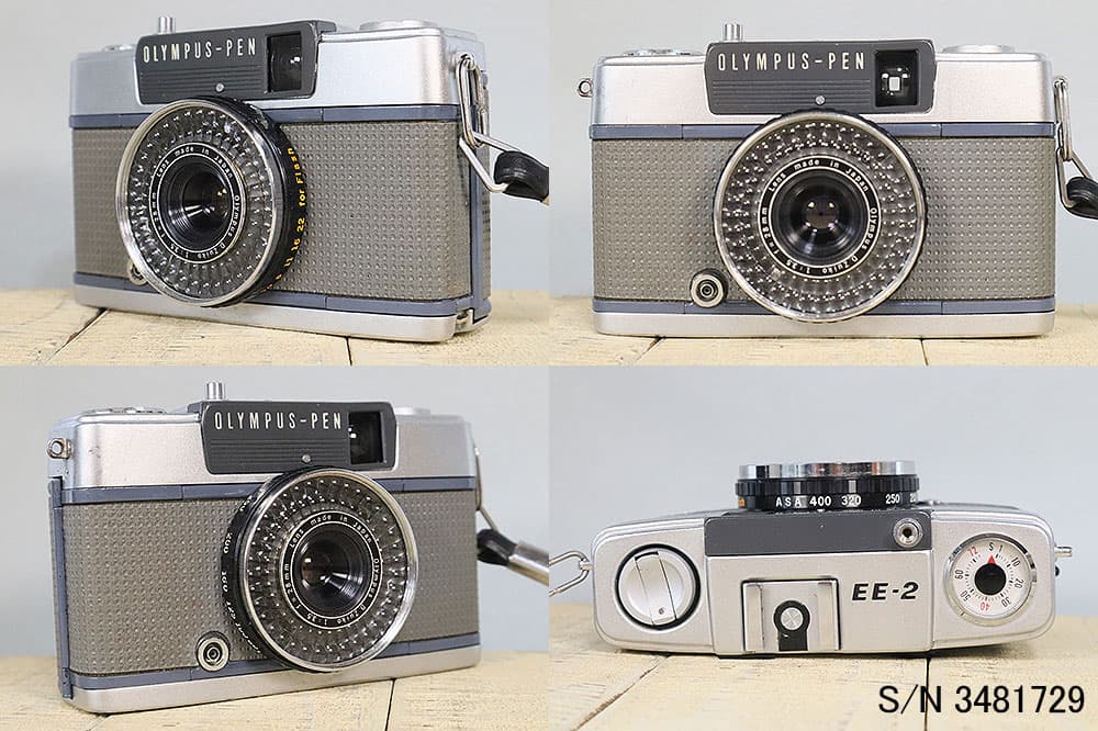【整備済】【保証付 】　オリンパス　OLYMPUS PEN EE-2　S/N 3481729（ケース・フイルム付セット）　フィルムカメラ　フイルムカメラ　【中古】 thumbnail 2