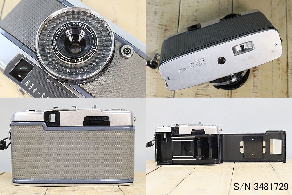【整備済】【保証付 】　オリンパス　OLYMPUS PEN EE-2　S/N 3481729（ケース・フイルム付セット）　フィルムカメラ　フイルムカメラ　【中古】 thumbnail 3