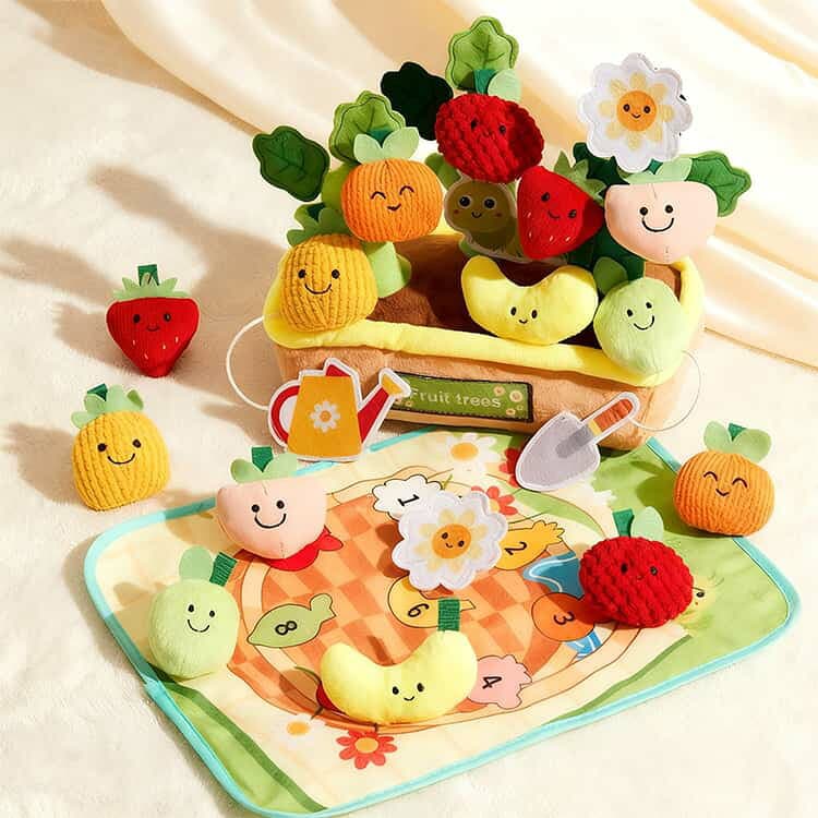 にんじん抜き 知育玩具 ベビー おもちゃ 赤ちゃん 果物 音の出る ベビー向けおもちゃ 歯がため おもちゃ 指先トレーニング はめ込み 形合わせ パズル 積み木 おままごと ぬいぐるみ モンテッソーリ玩具 シャカシャカ ベル 感覚遊び 1歳 2歳 3歳 4歳 誕生日 プレゼント thumbnail 3