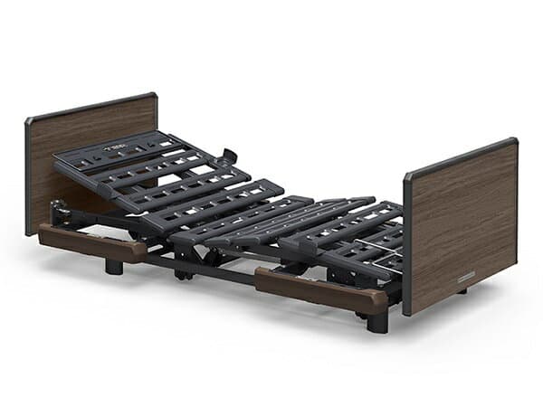 介護ベッド 電動ベッド クオラONE 2モーター 木製ボード スクエア 91cm幅 KQ-B6427 パラマウントベッド