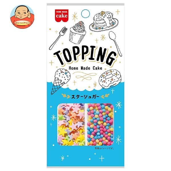 共立食品 トッピング スターシュガー 8g×5袋入×(2ケース)｜ 送料無料 菓子材料 製菓材料 トッピング 砂糖
