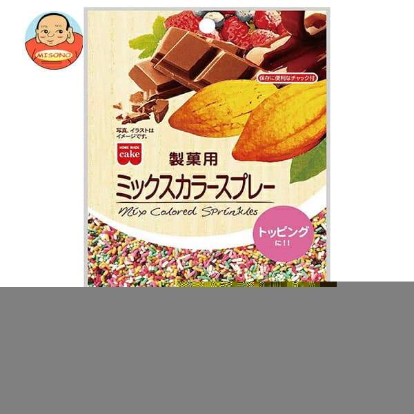 共立食品 製菓用 ミックスカラースプレー 120g×6袋入×(2ケース)｜ 送料無料 お菓子 菓子材料 トッピング