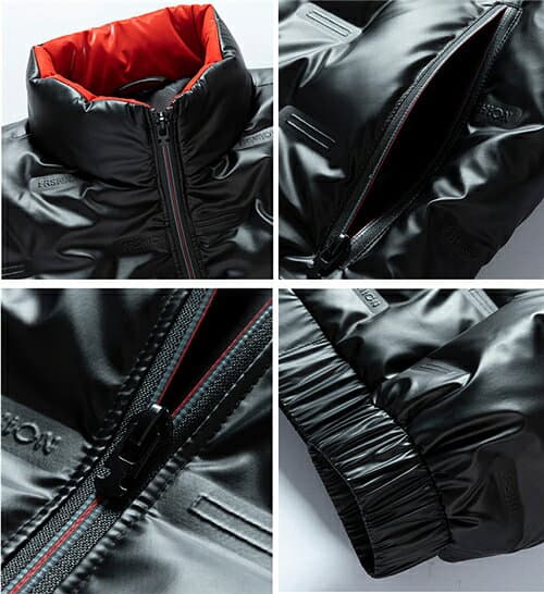 ダウンジャケット メンズ ダウン ジャケット 冬物 冬服 アウター ファー付き 防寒 ブランド 秋 冬 秋服 ダウンコート 大きいサイズ 軽量 ライトダウン メンズファッション 服 暖かい あったか カジュアル おしゃれ かっこいい 細身 無地 洗濯可 撥水 防風 ショート丈 thumbnail 3