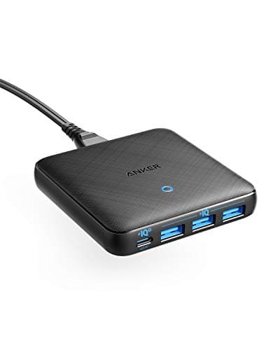 【ポイント2倍】 【500円引クーポン付】 アンカー Anker 充電器 PowerPort Atom III Slim (Four Ports)（PD 充電器 65W 4ポート / PD対応/GaN(窒素ガリウム)採用】USB-C機器対応 (ブラック) 送料無料