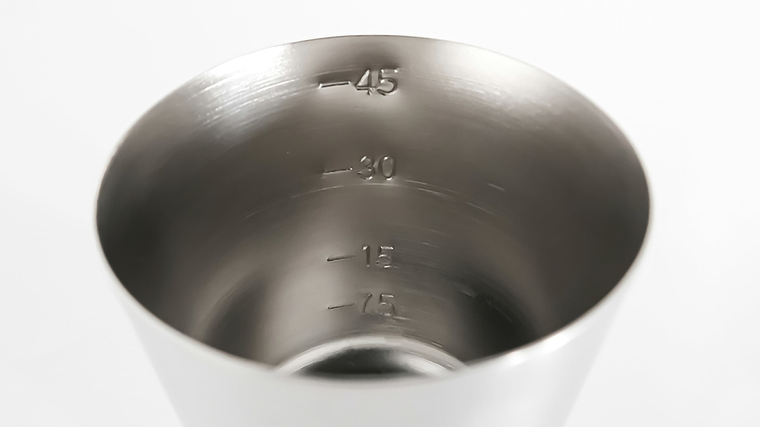 【5・0のつく日限定！ポイント10倍】 ステンレス 少量 メジャーカップ 7.5cc 15cc 30cc 45cc SW 目盛り付 一口メジャー 業務用 バー用品 カクテル用品 バーグッズ カクテルグッズ バーツール カクテルツール ポイント消化 【日本製】 【燕三条製】 【和田助製作所取扱い】 thumbnail 2